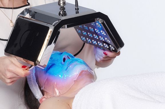 Maske mit Blue Light